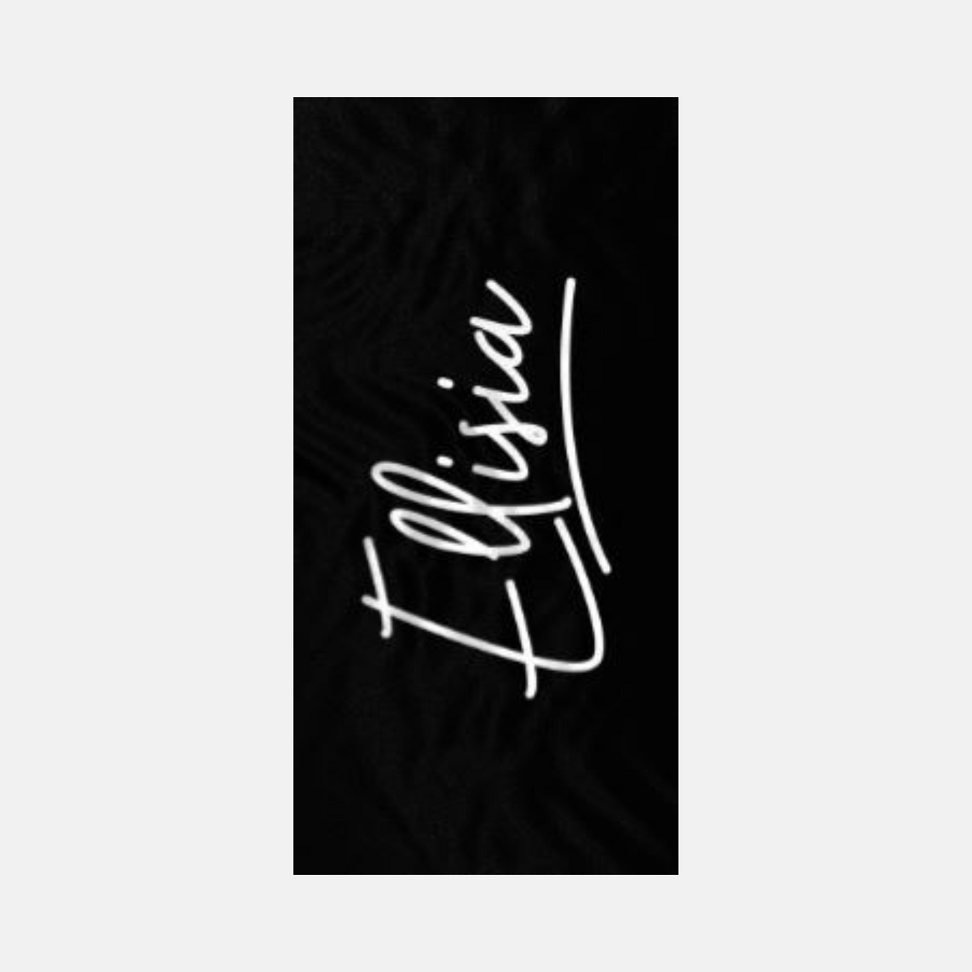 Personalised Towel | Signature in Black