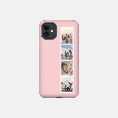 Limited Edition Personalised Phone Case | Photo Strip in Blush