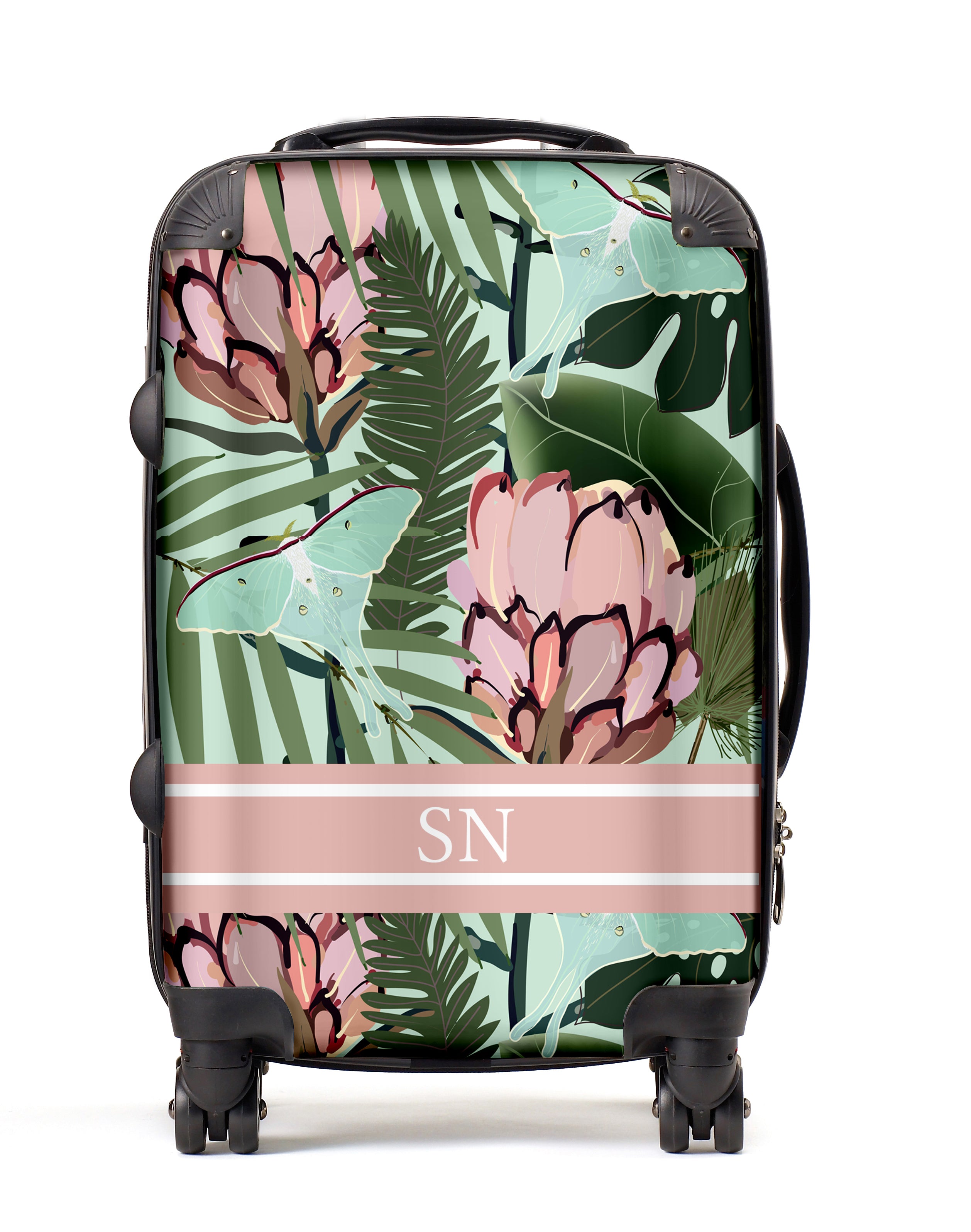 Personalised hard hotsell shell suitcase