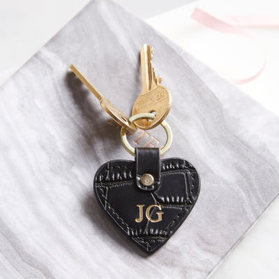 Personalised Leather Keyrings