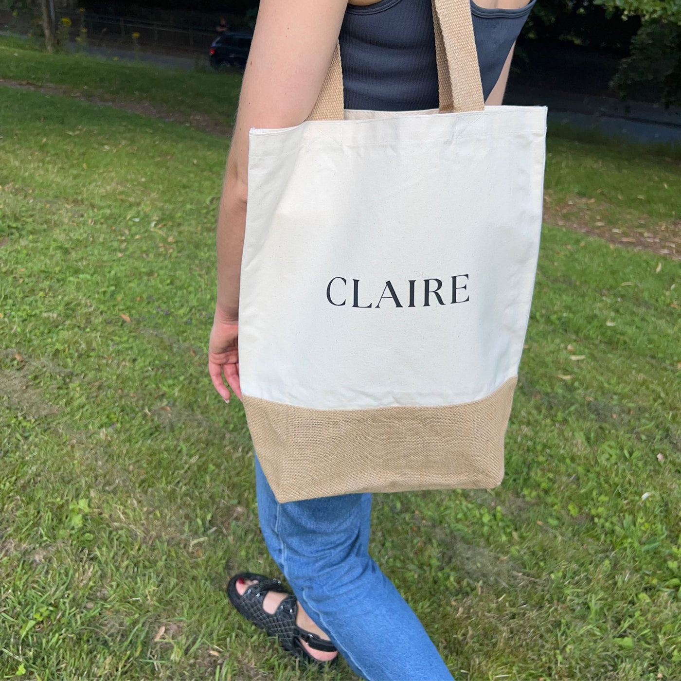 Personalised Jute Tote Bag