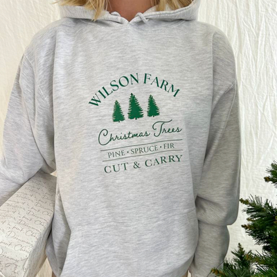 Winter Farm Personalised Hoody