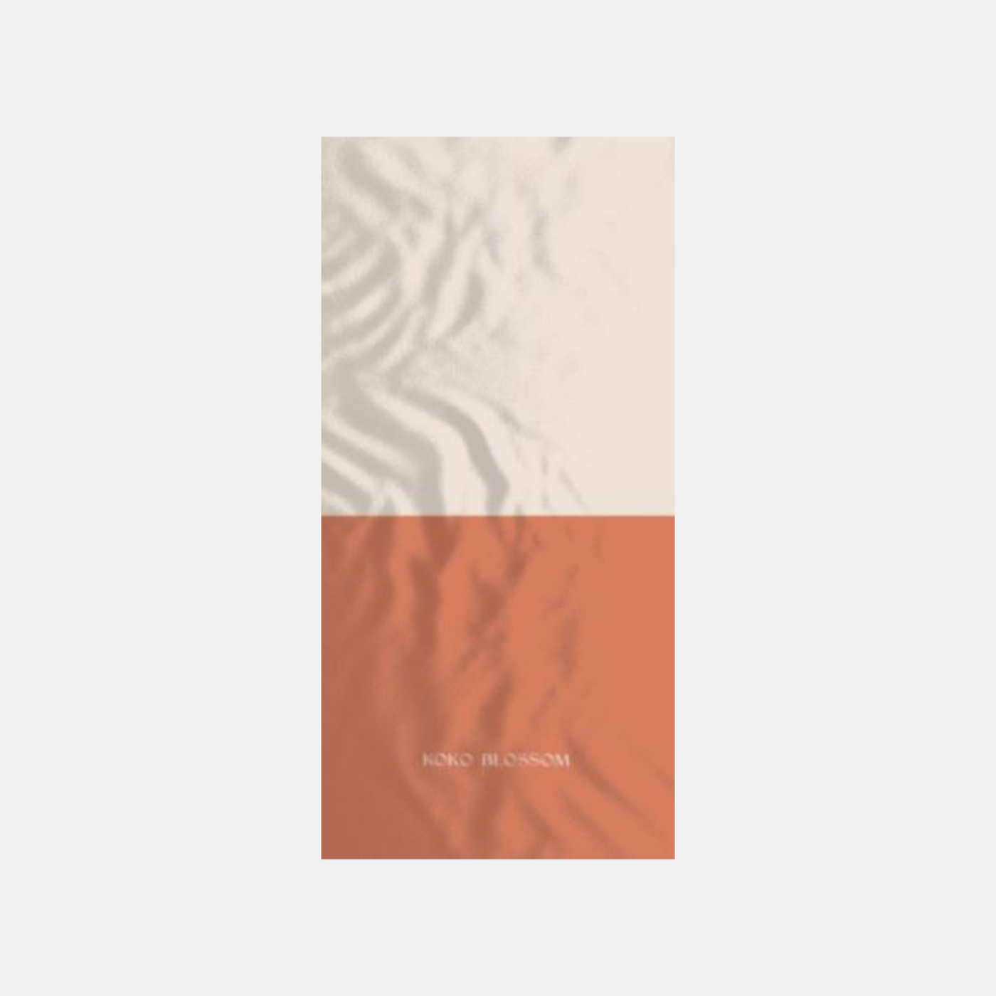 Personalised Towel | Colourblock in Vanilla + Caramel