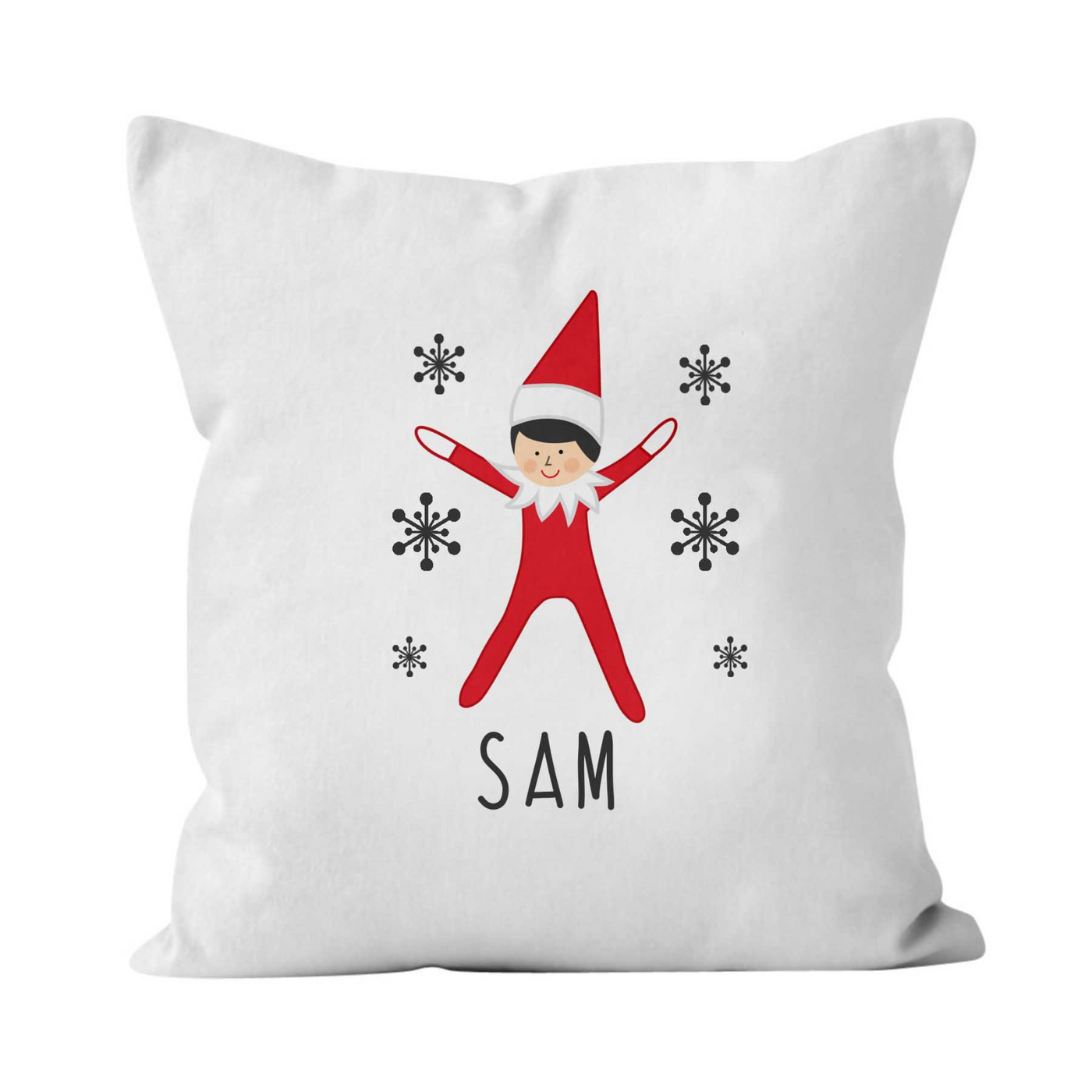 Christmas Elf Personalised Cushion