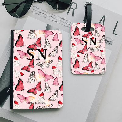 Personalised Passport Holder | Butterfly