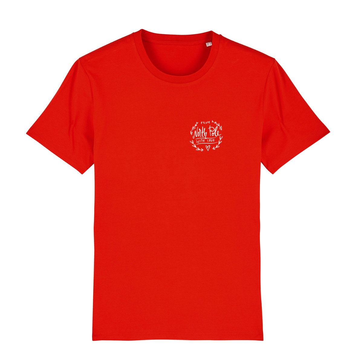 North Pole With Love T-shirt | Red