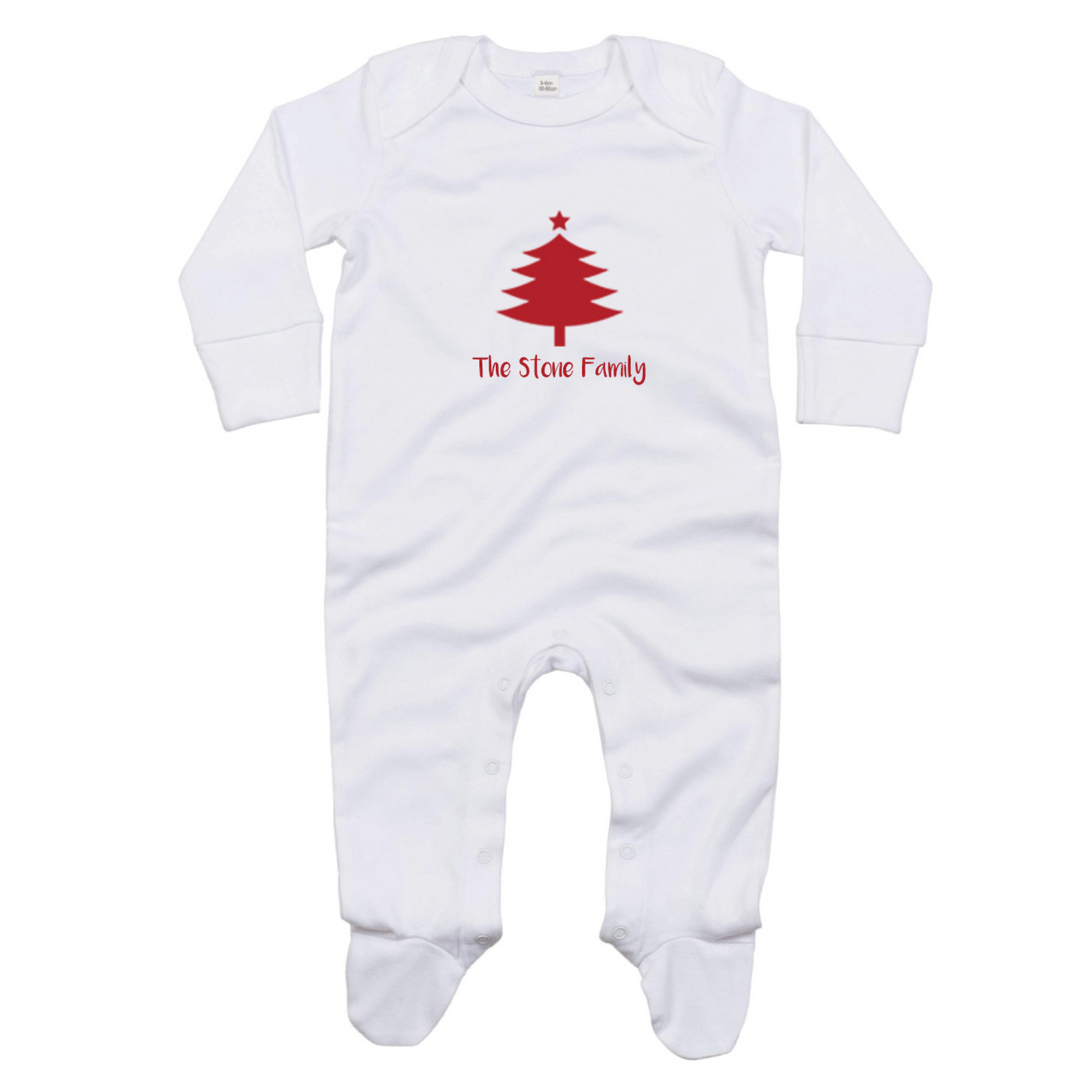 Family Tree Personalised Christmas Pyjamas | Baby