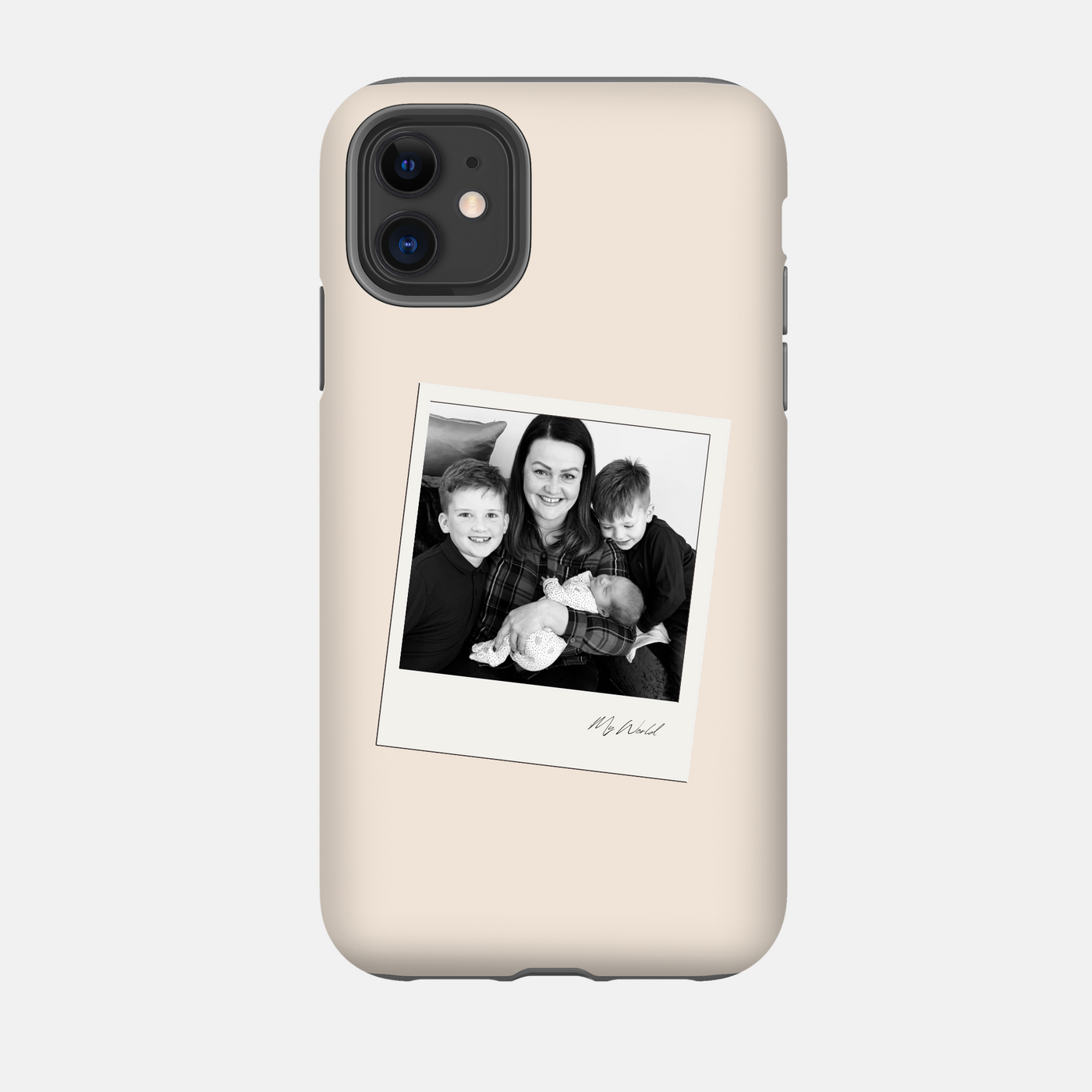 Personalised Phone Case | Polaroid in Vanilla
