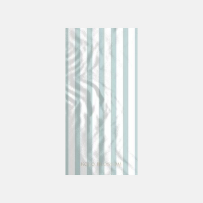 Personalised Towel | Amalfi Stripe in Teal