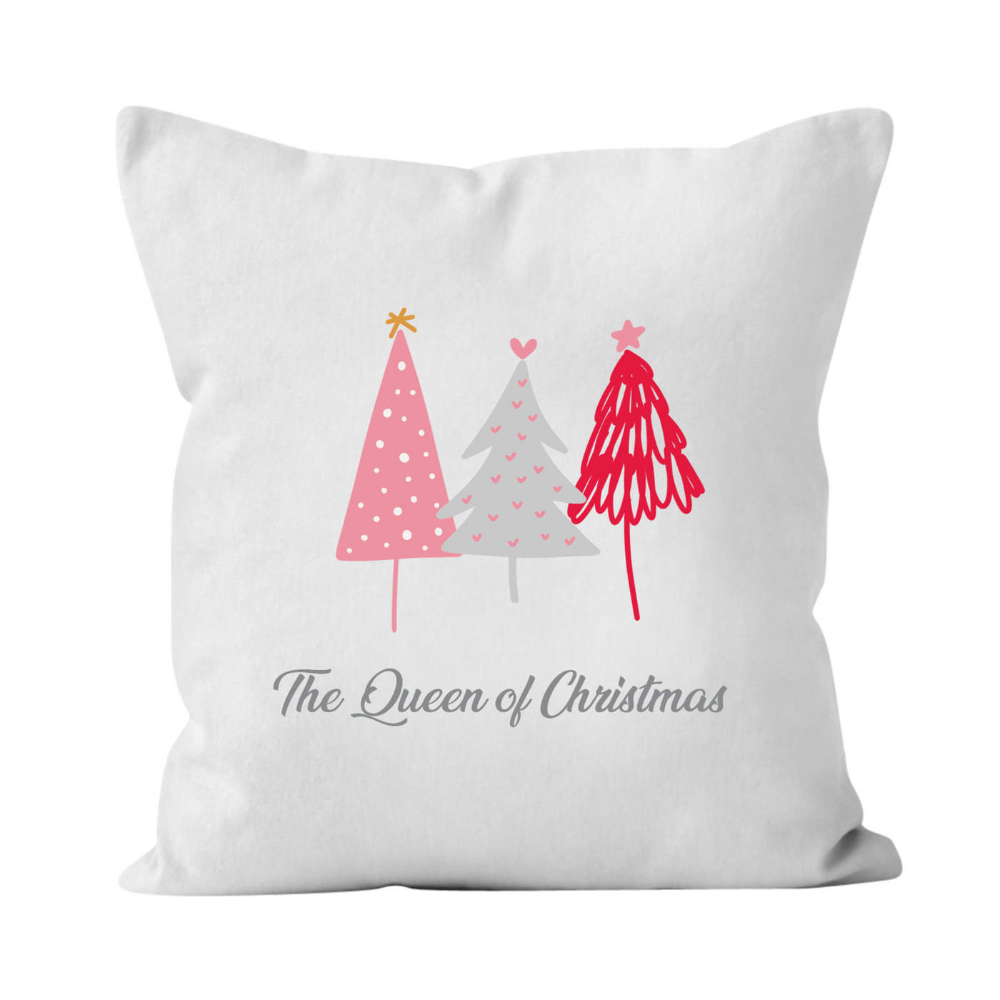 Queen of Christmas Personalised Cushion