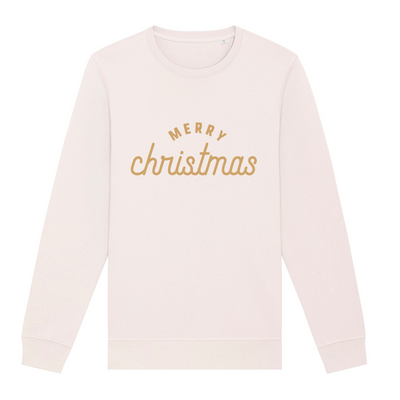 Merry Christmas Sweatshirt | Cream