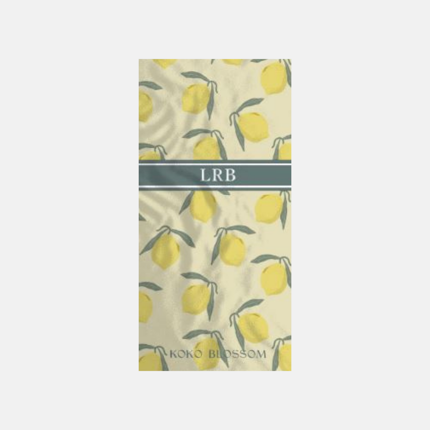 Personalised Towel | Sicilian Lemon