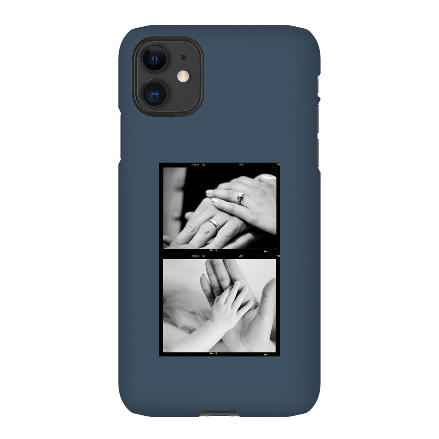 Personalised Phone Case | Photo Strip in Slate Blue