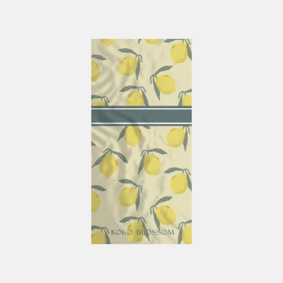 Personalised Towel | Sicilian Lemon