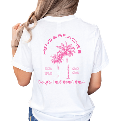 Hens & Beaches | Hen Party T-Shirt