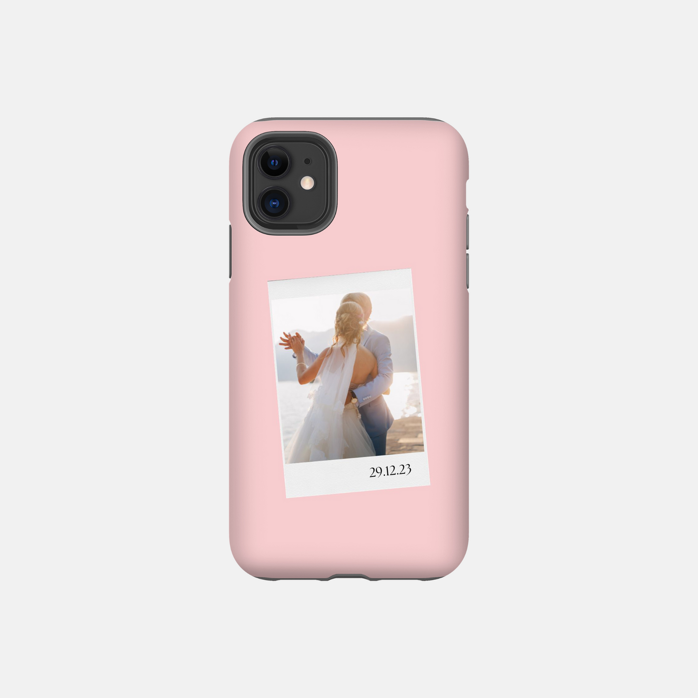 Limited Edition Personalised Phone Case | Polaroid in Blush