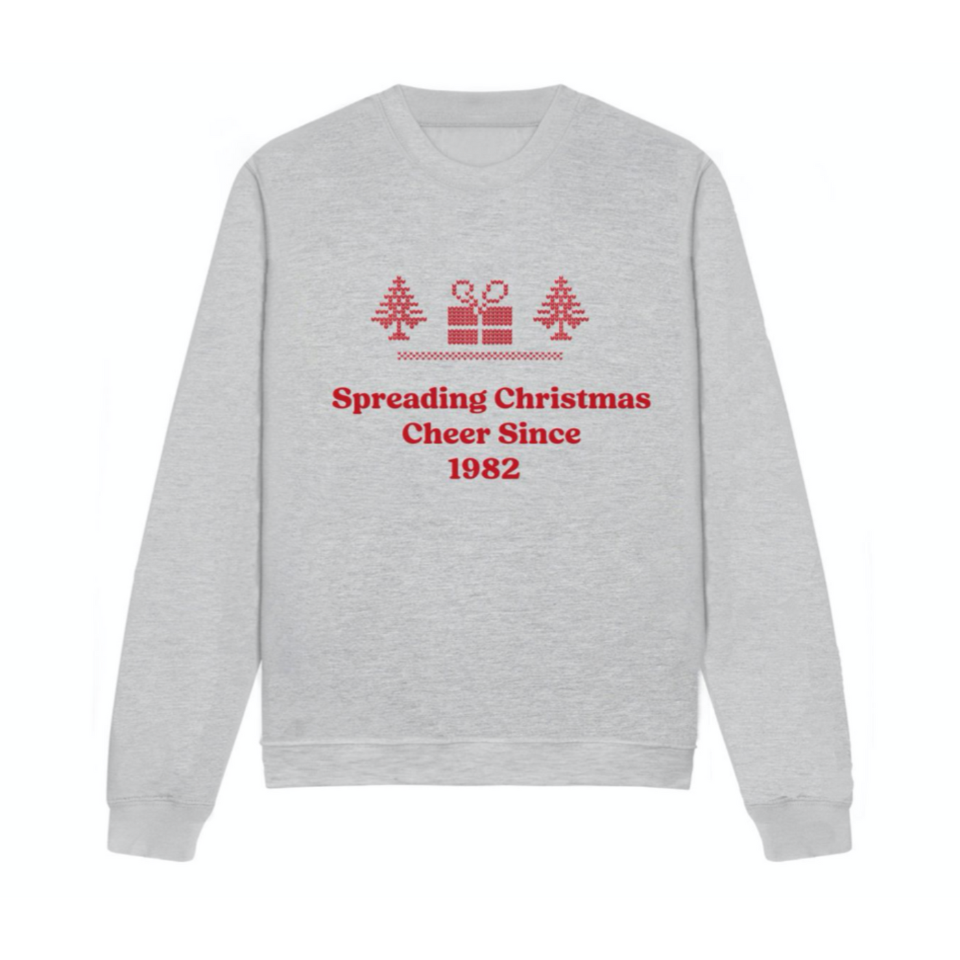 Christmas Cheer Personalised Sweatshirt | Grey