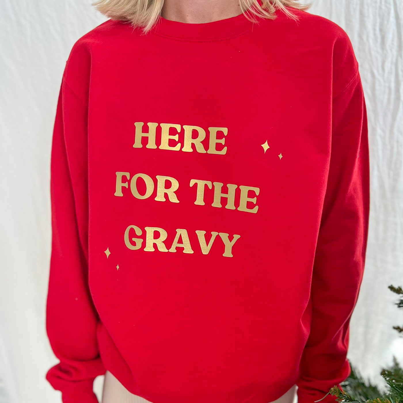 Personalised Christmas Sweatshirt | Red