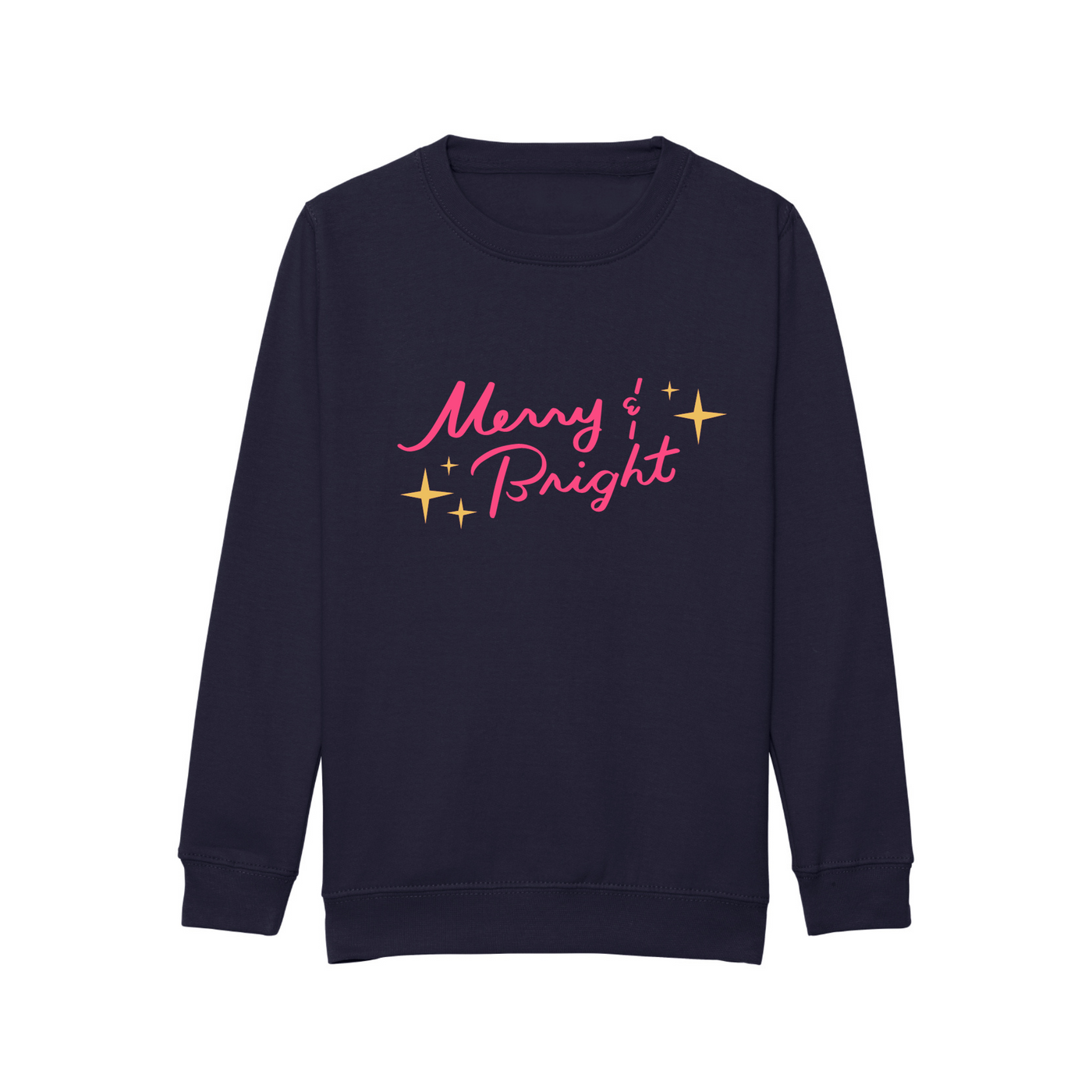 Merry and Bright Sweatshirt | Navy