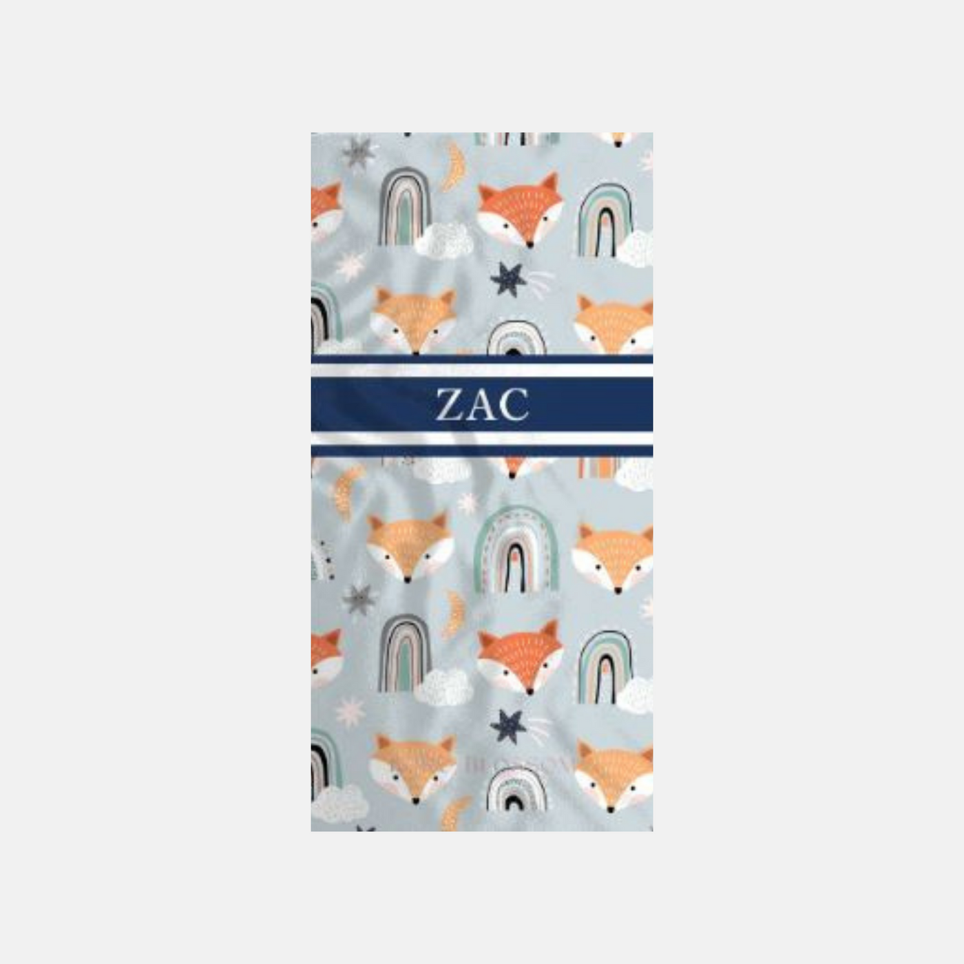 Kids Personalised Towel | Foxy