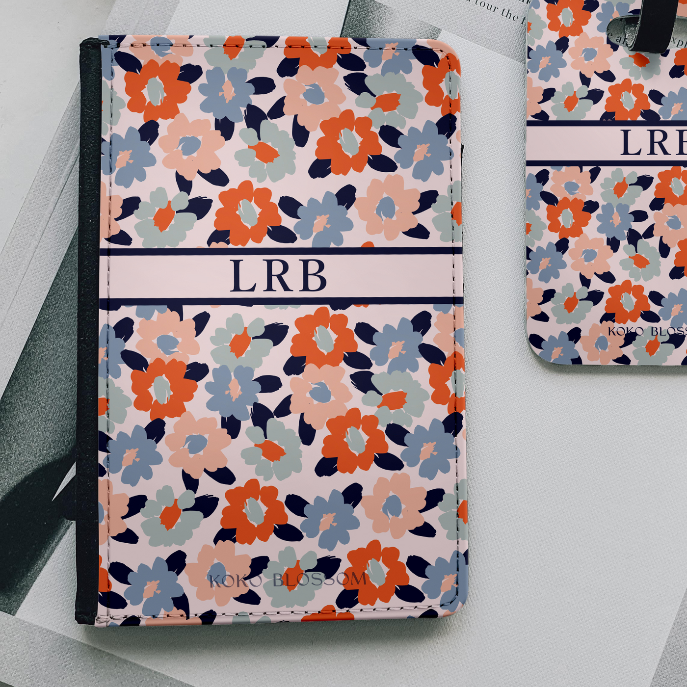 Personalised Passport Holder | Mia Floral