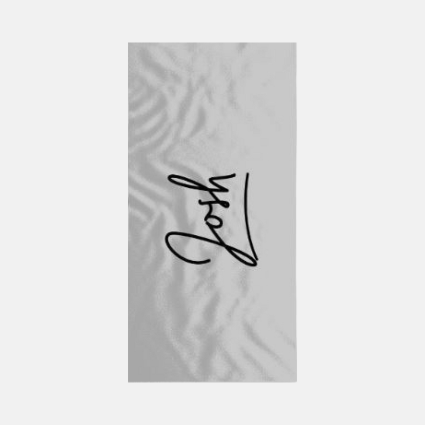 Personalised Towel | Signature in Dove