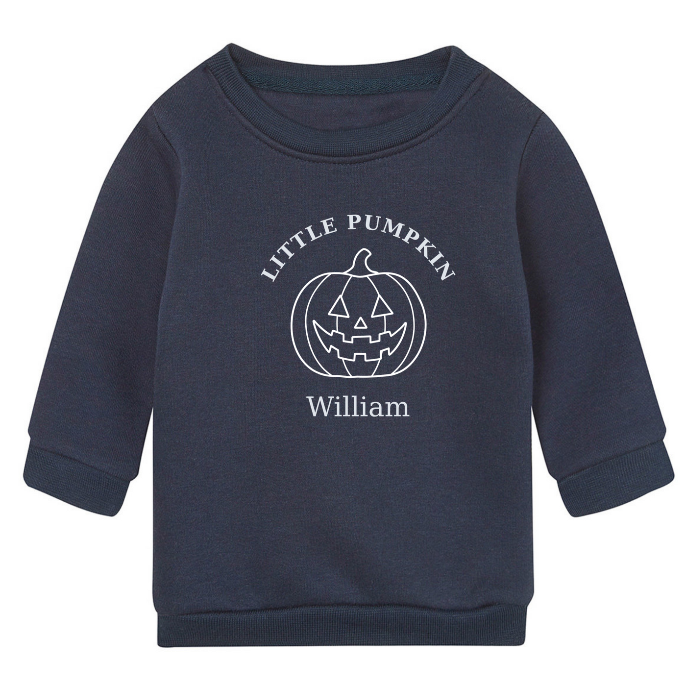 Navy Little Pumpkin Sweatshirt