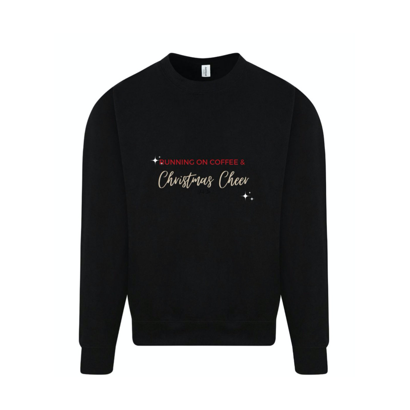 Christmas Cheer Personalised Sweatshirt | Black