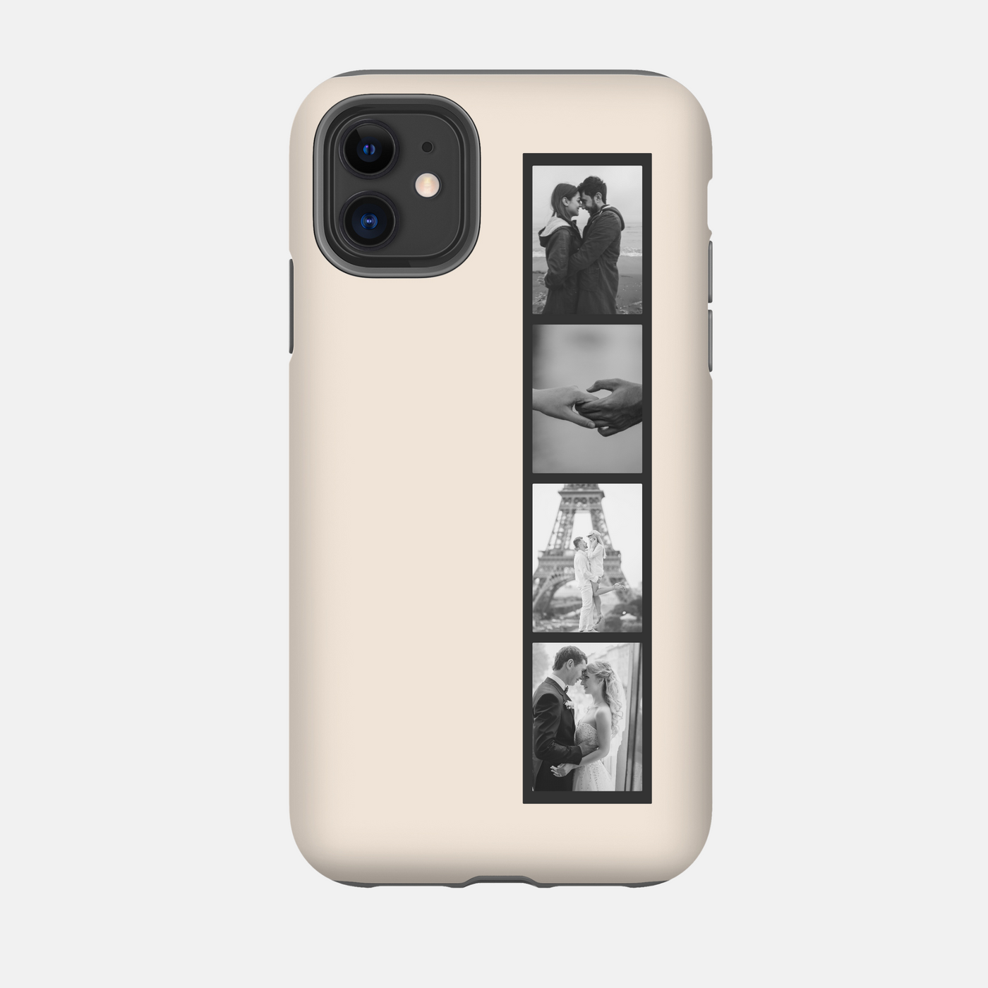 Personalised Phone Case | Photo Strip in Vanilla