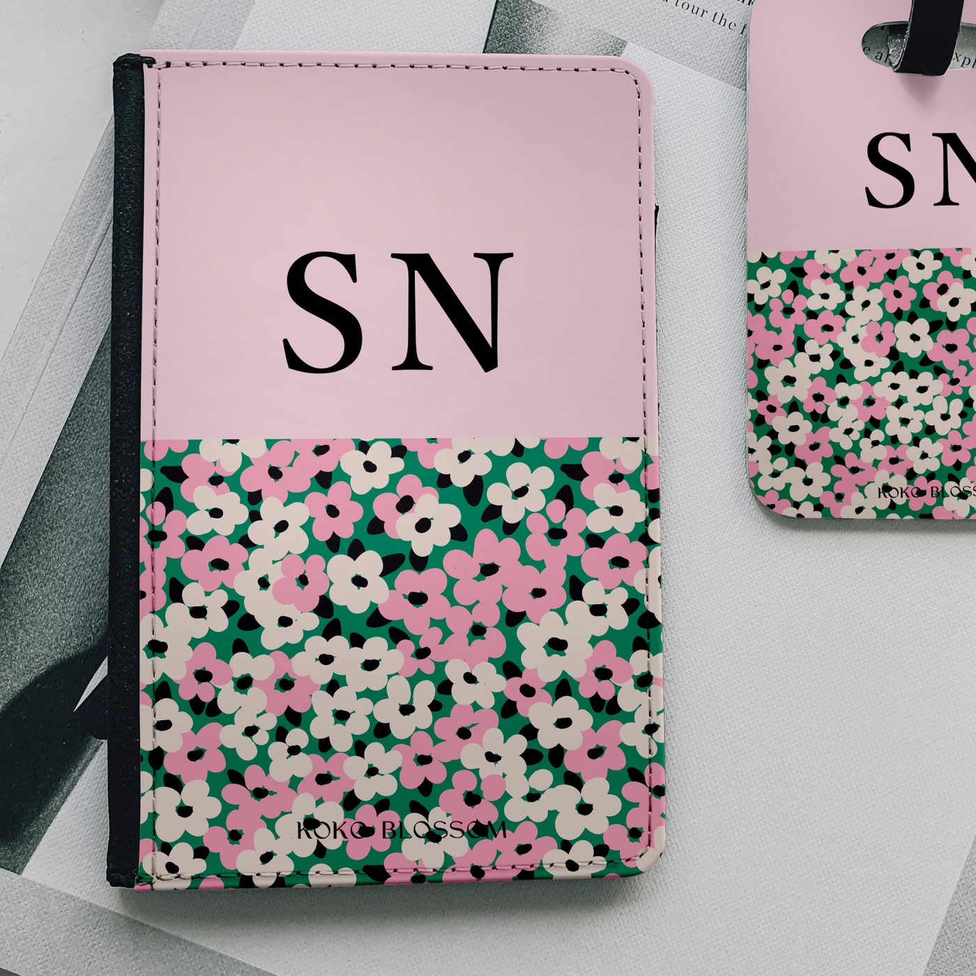 Personalised Passport Holder | Olivia Floral