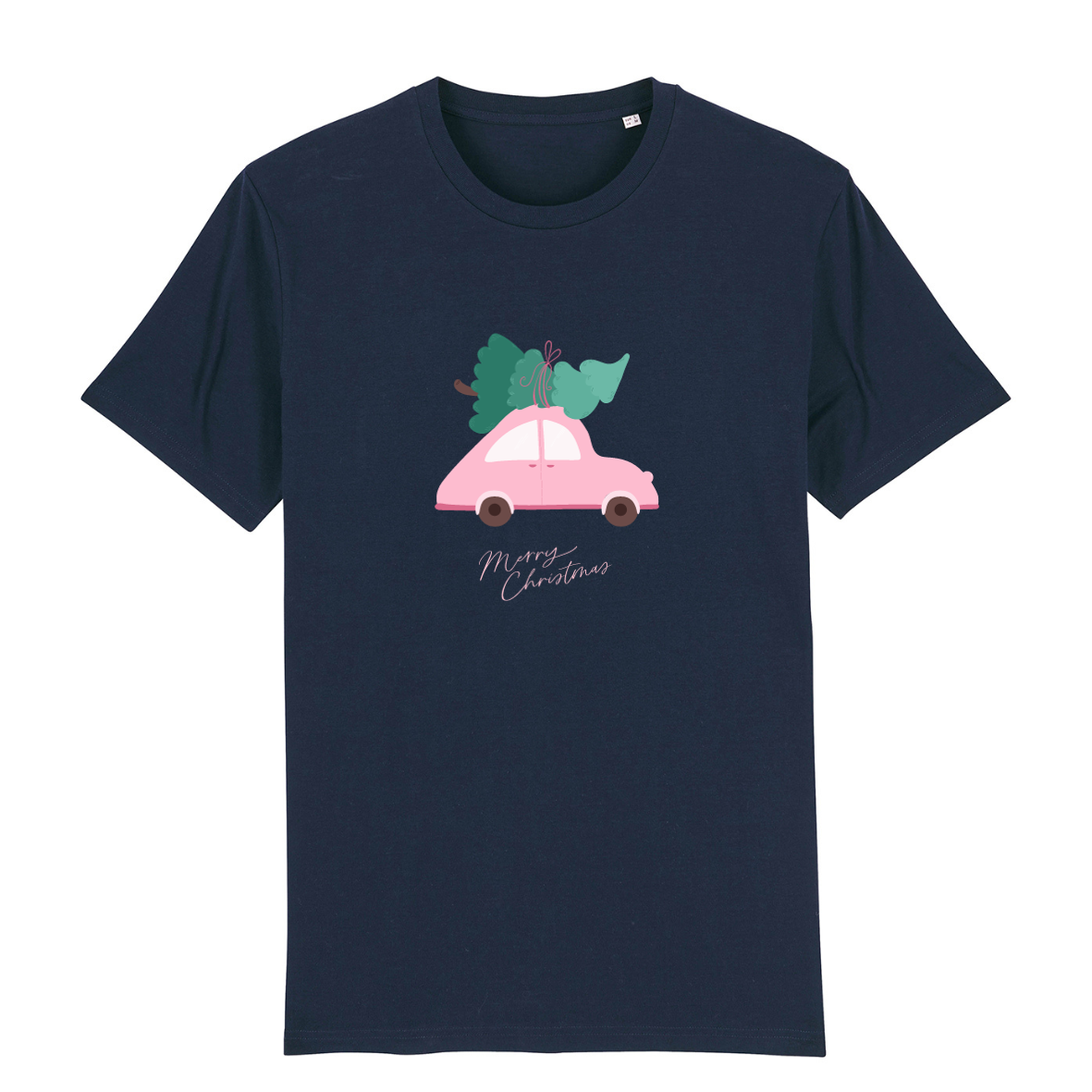 Christmas Car T-shirt | Navy