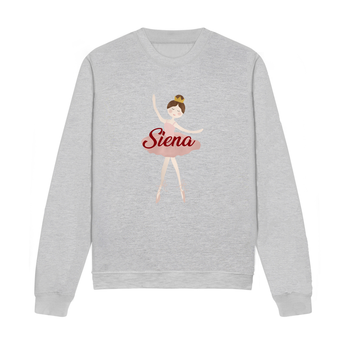 Kids Christmas Personalised Sweatshirt | Nutcracker Ballerina