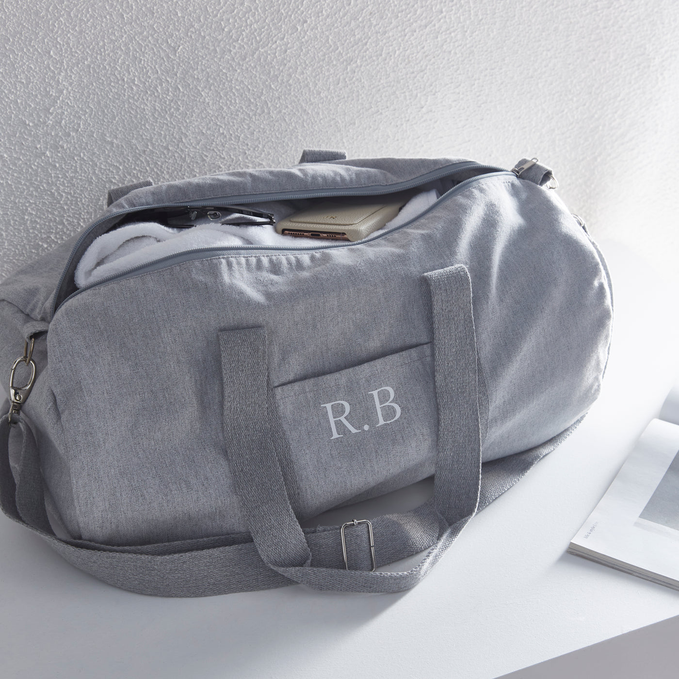 Personalised Holdall | Grey