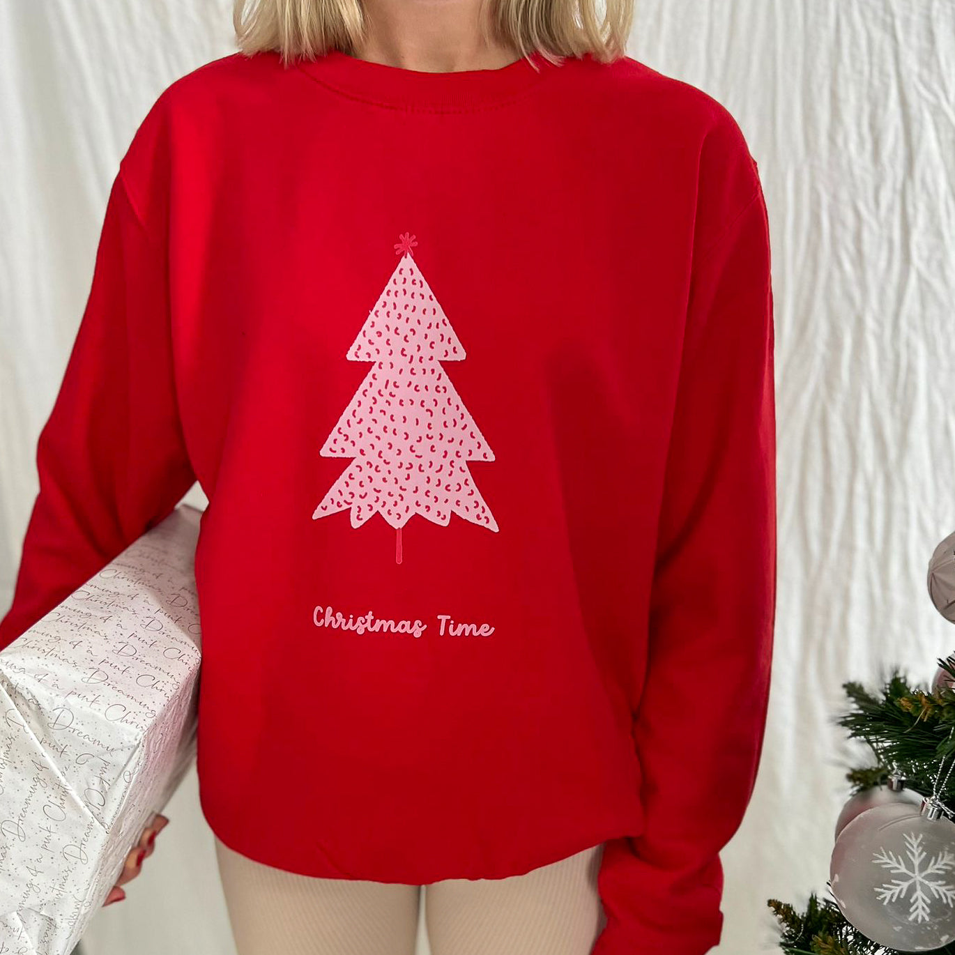 Christmas Time Sweatshirt | Red