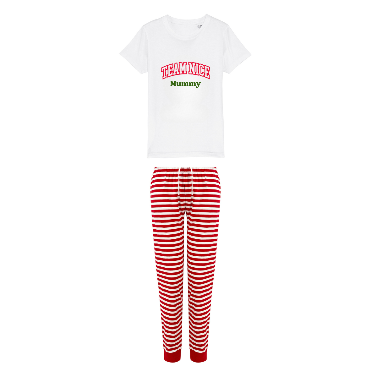 Team Nice Personalised Christmas Pyjamas | Women