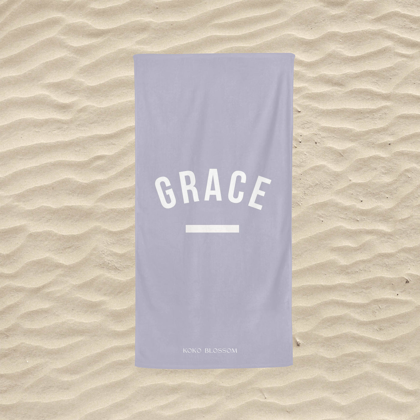 Kids Personalised Towel | Lilac