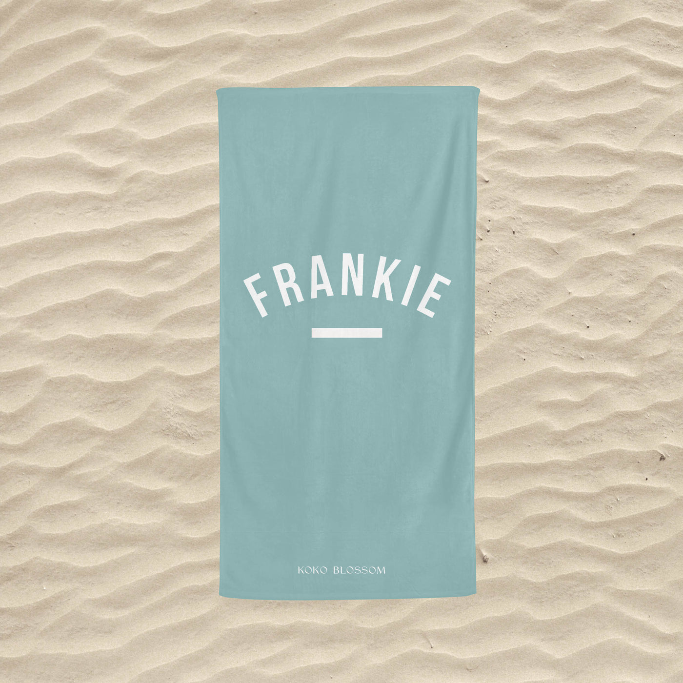 Kids Personalised Towel | Teal