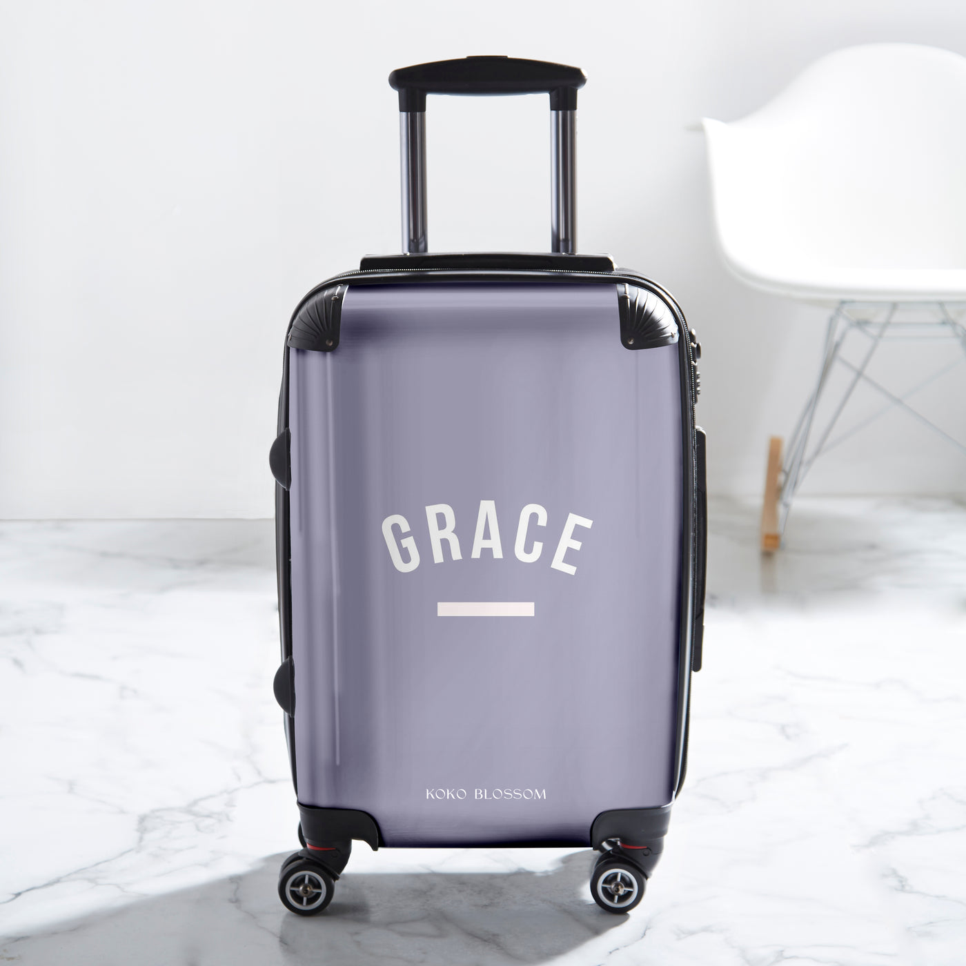 Kids Personalised Suitcase | Lilac