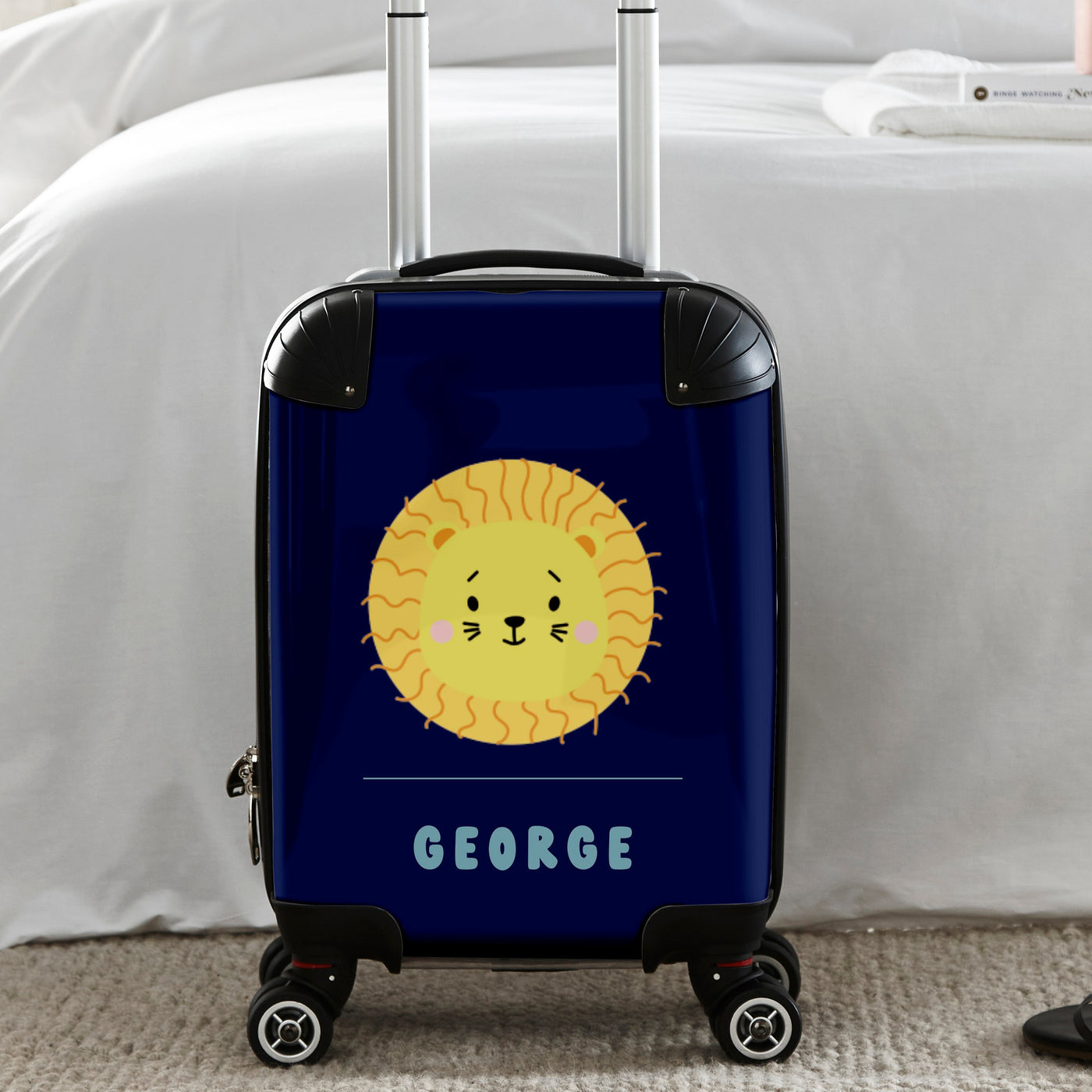 Kids Personalised Suitcase | Lion