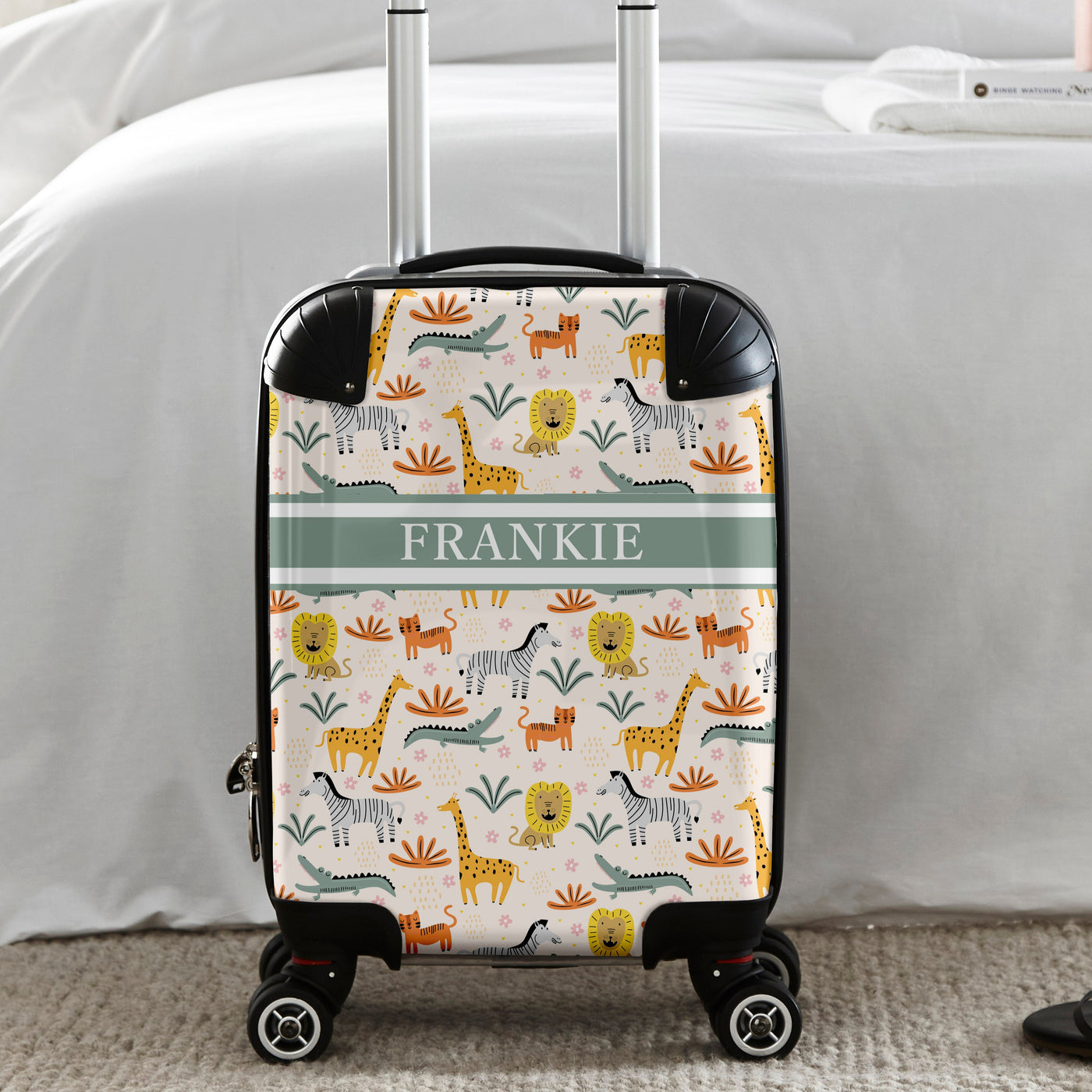 Kids Personalised Suitcase | Safari