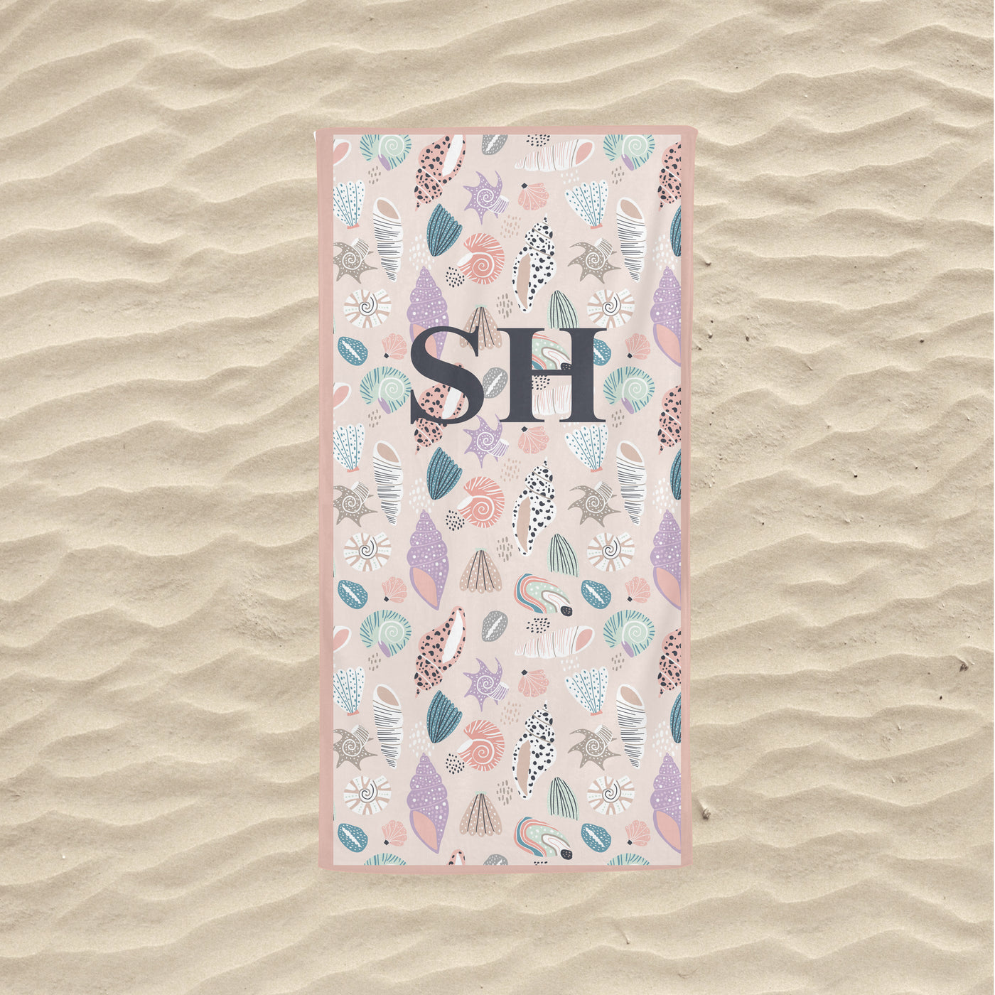 Personalised Towel | Seashell