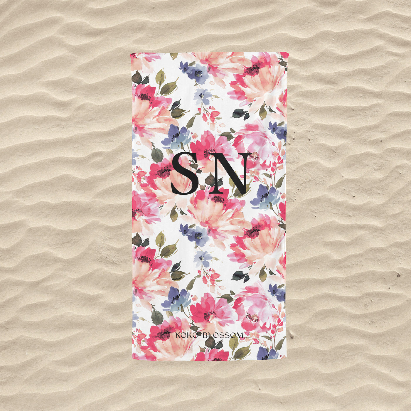 Personalised Towel | Sofia Floral