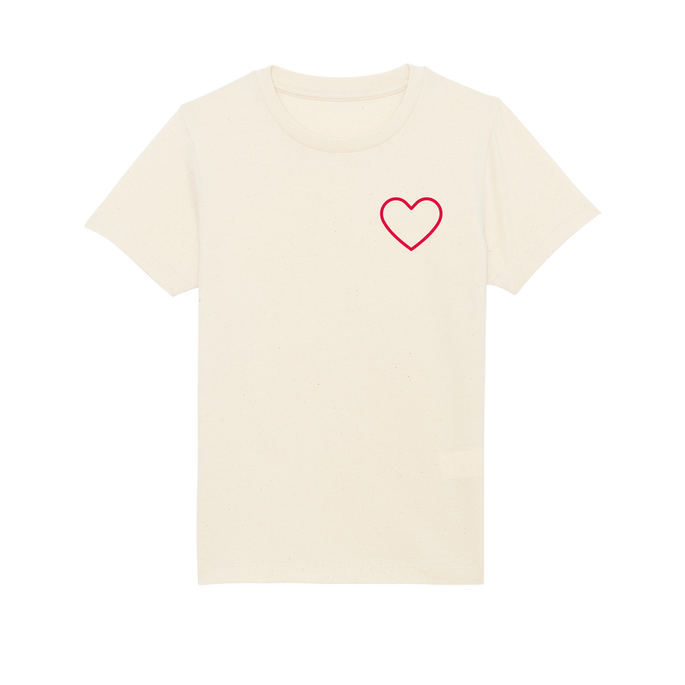 Heart T-shirt | Cream