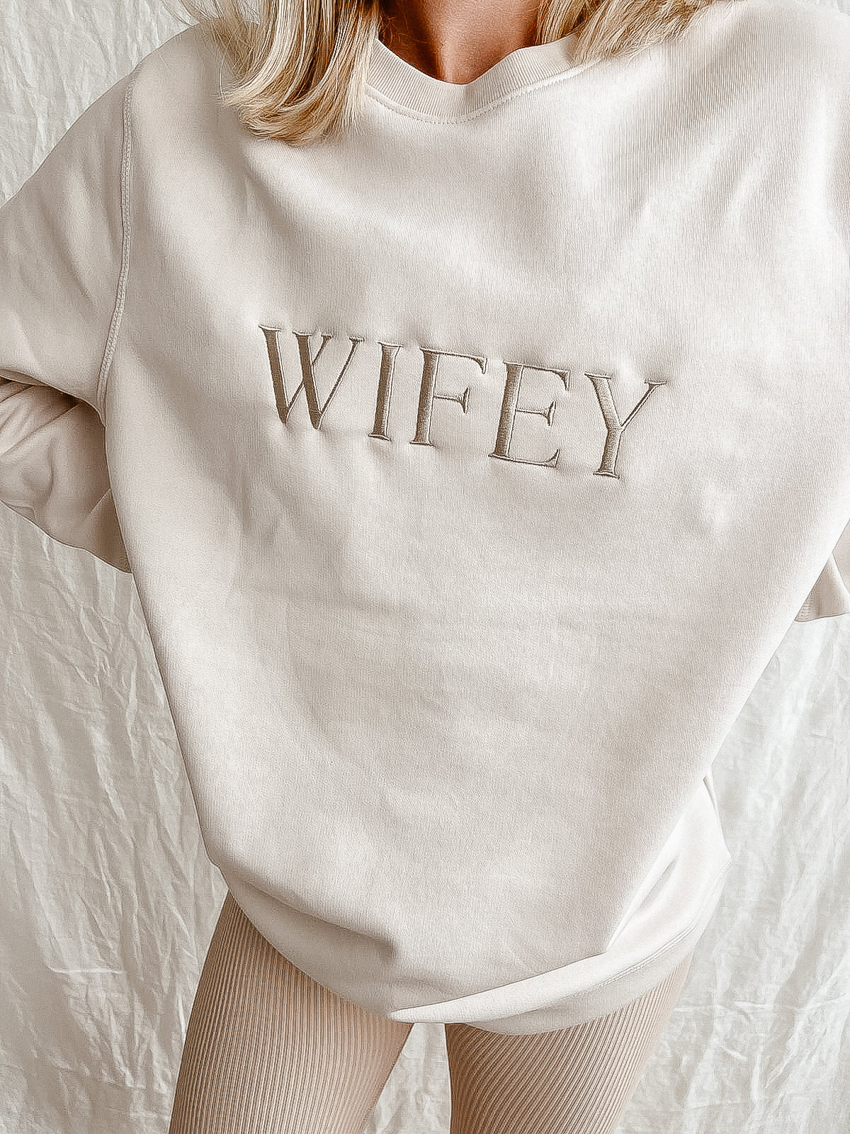 Wifey Sweatshirt | Champagne