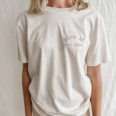 Newlyweds T-Shirt | Cream