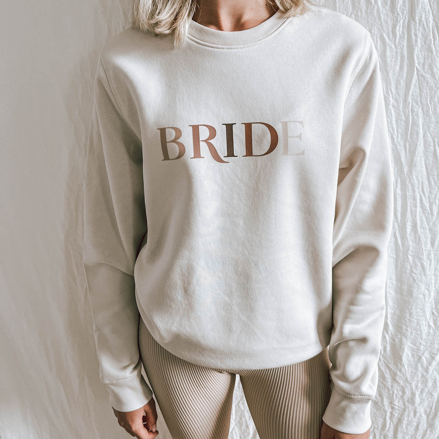 Bride Sweatshirt | Cream & Nude