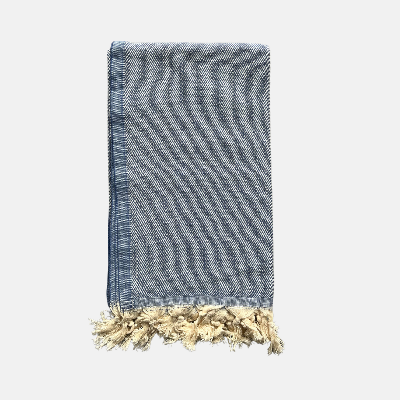 Herringbone Hammam Towel | Demin