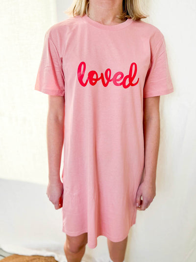Loved Night Dress | Pink