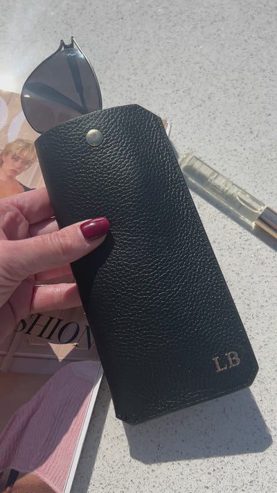 video showing sunglasses case