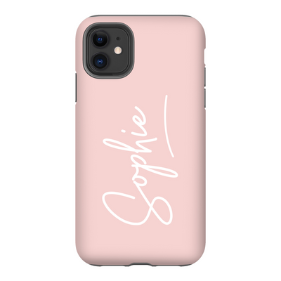 Personalised Phone Case | Signature in Blush